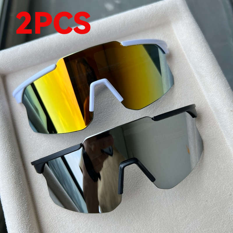 Cycling Glasses Color White Frame Blue Mercury  Black Frame Mercury