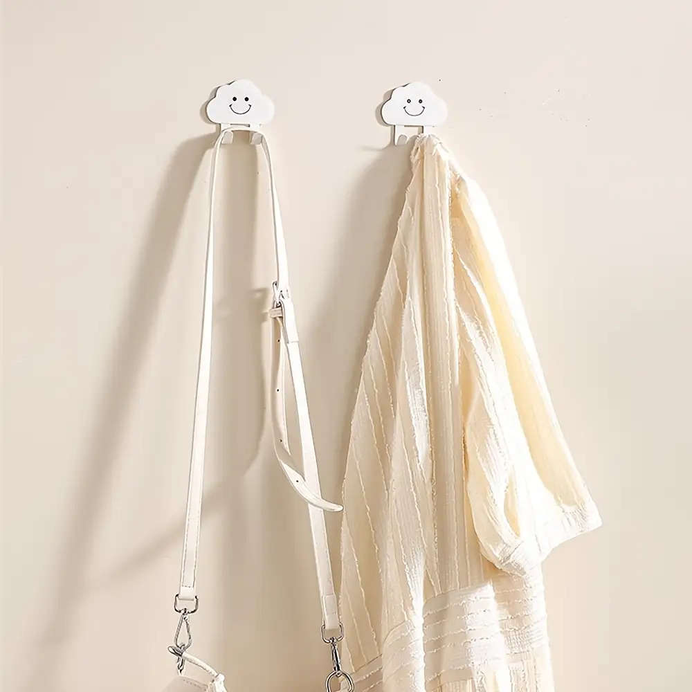 Creative Water Drop Cloud Traceless Coat Hanger Strong Items Rainbow 1pc