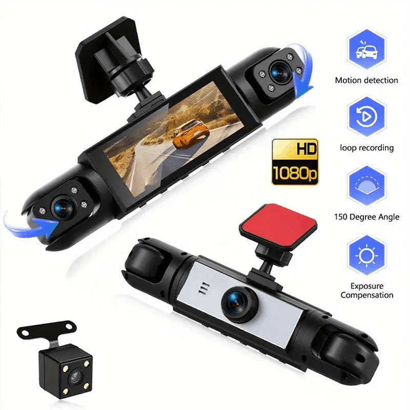 Dashcam Style Three-Record Model