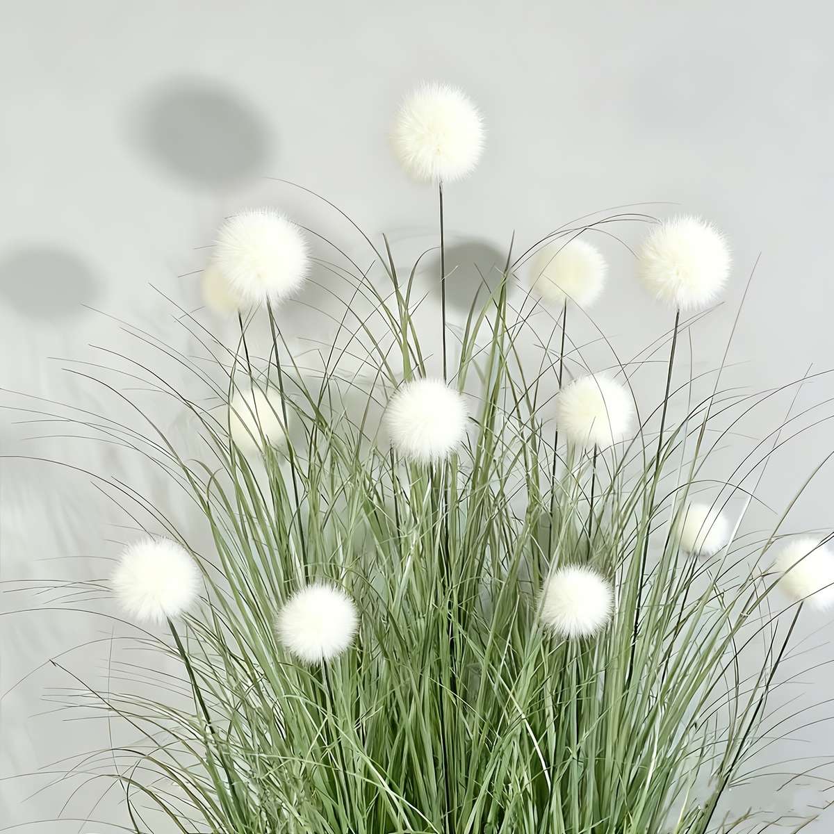Simulated Flower Color Green Homeweddingoutdoor Quantity3Pcs  9 Flower Balls Excluding Container