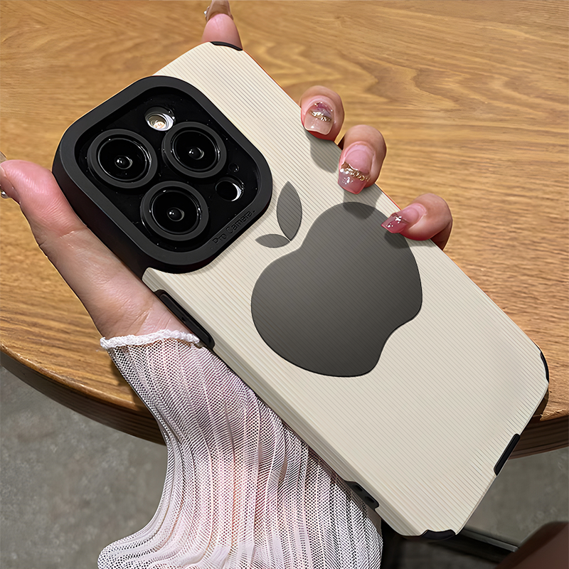 1Pc Mixed Color  For iPhone 7 Apple Logo Design Phone Case