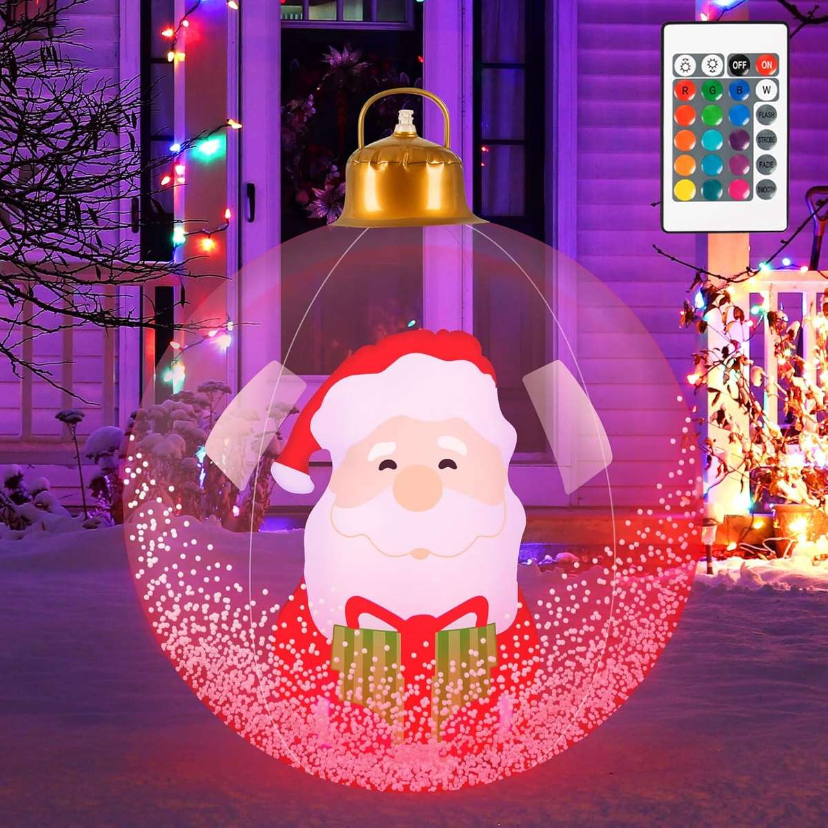 Christmas Lights Snowman