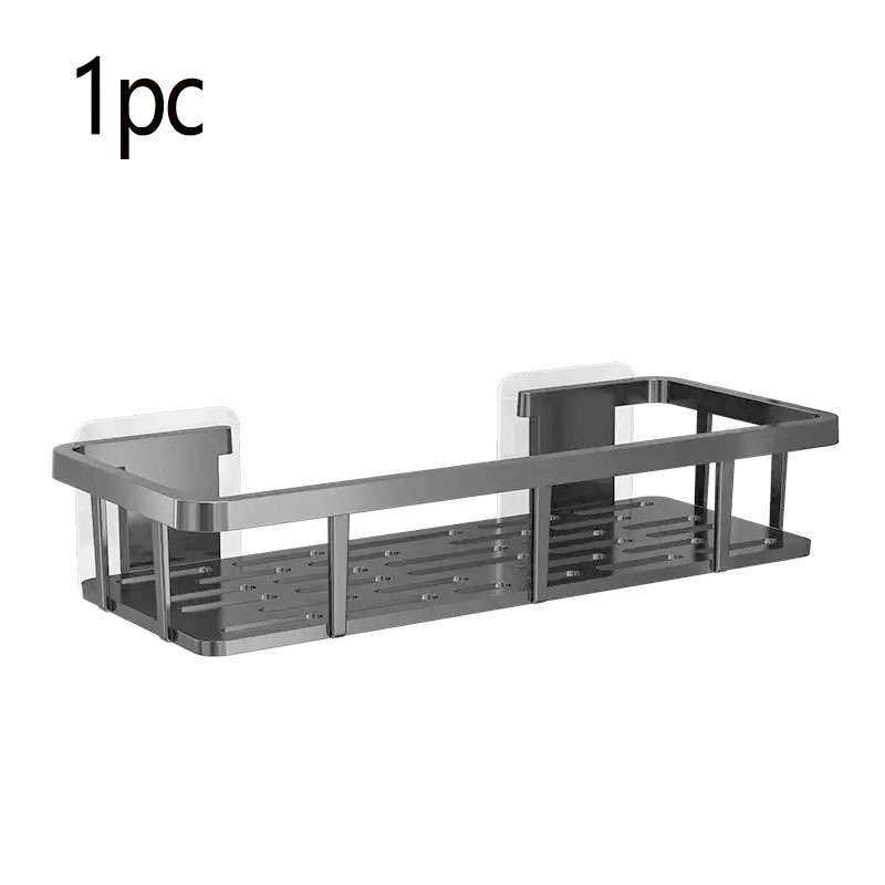 Bathroom Storage Rack Size 2 Wall Hooks  Shelf
