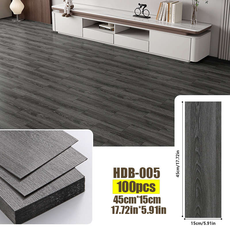 Self Adhesive Floor Stickers Hdb 005 45*15Cm 100Pcs