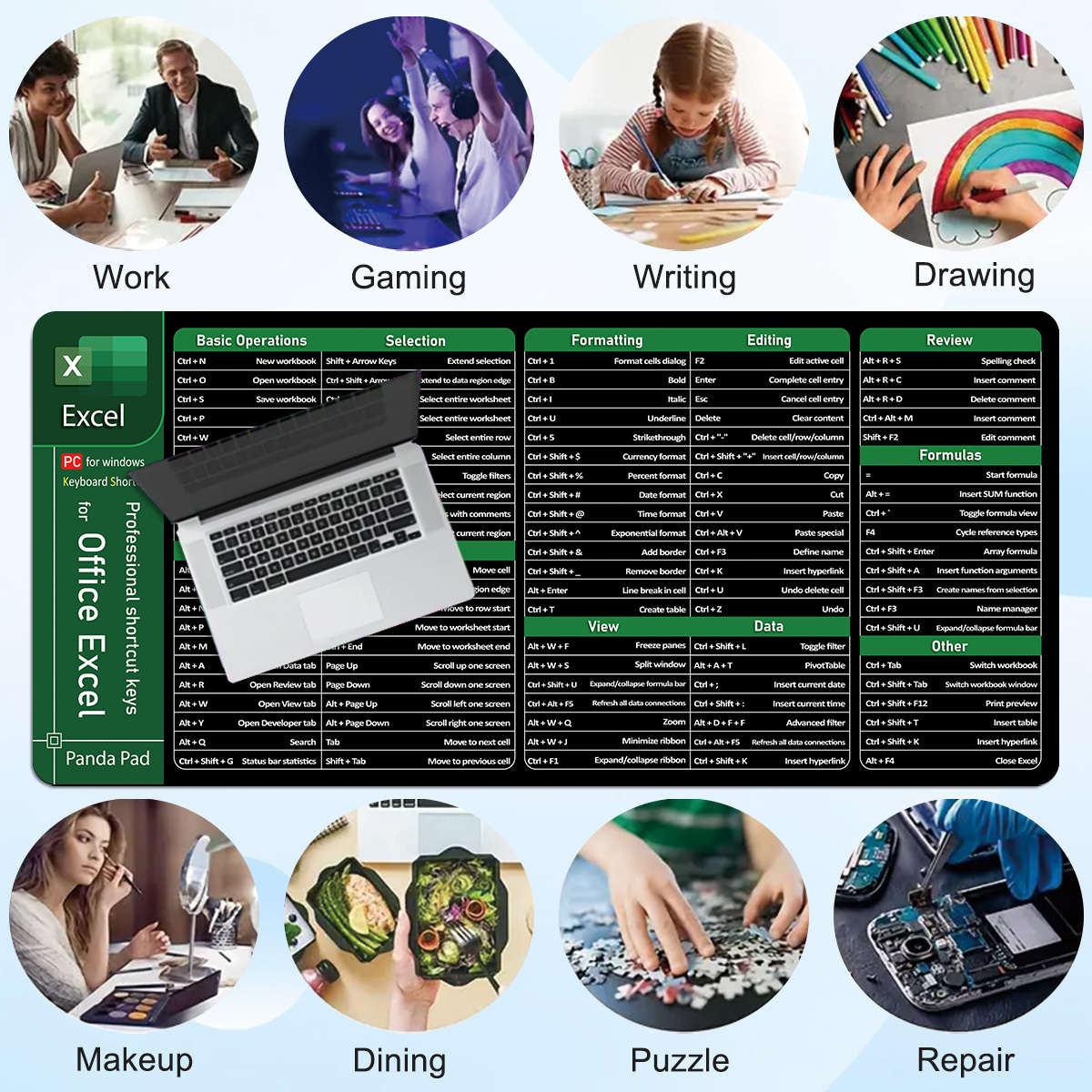 Mouse Pad Color A Size40*90Cm 15.7*35.4 Inches