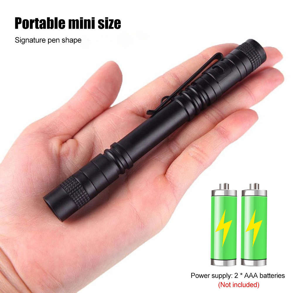 Efficient 1Pc Mini Pen Light Flashlight Small Led Professional Reliable