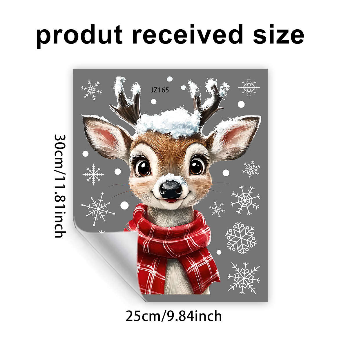 Christmas Decorations Model Jz165 2Pc Size 76.2Cmx63.5Cm