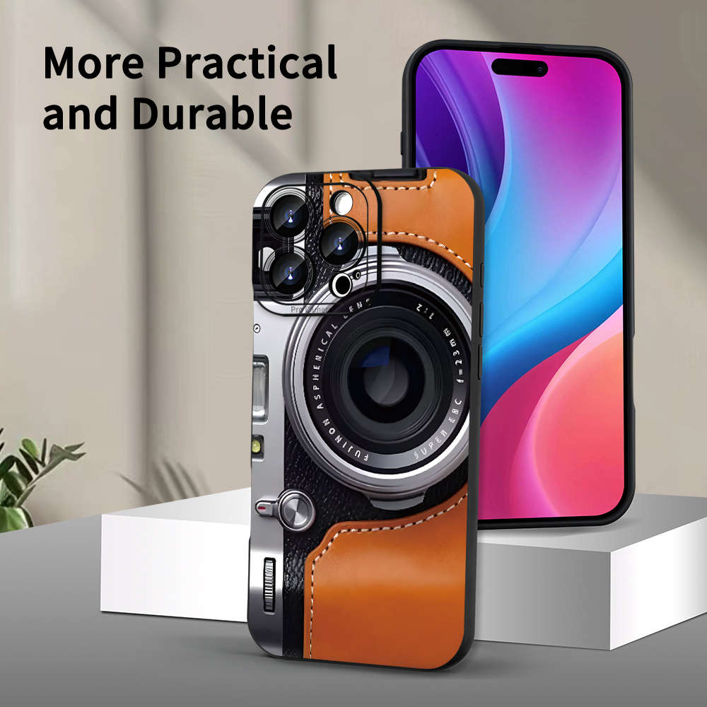 1Pc Black For iPhone 16 Pro Max Phone Case Phone Cover