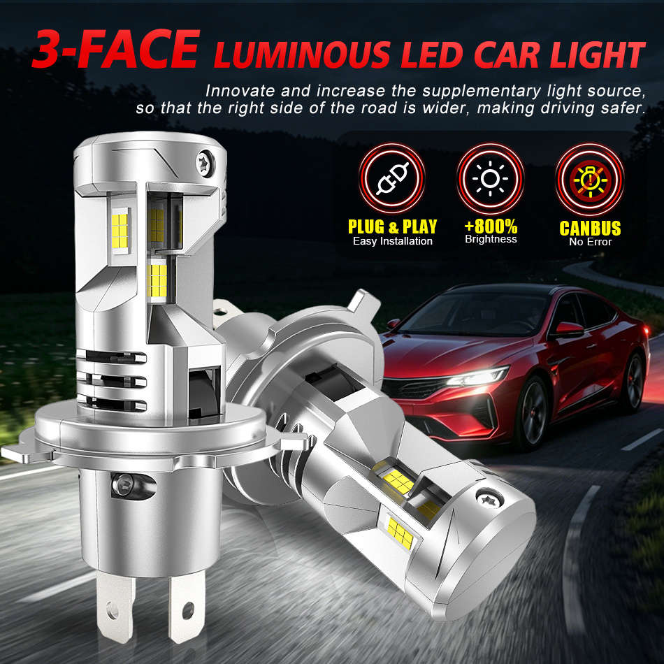 Car Lights Style 3 Sidescsp Quantity H4 2Pcs