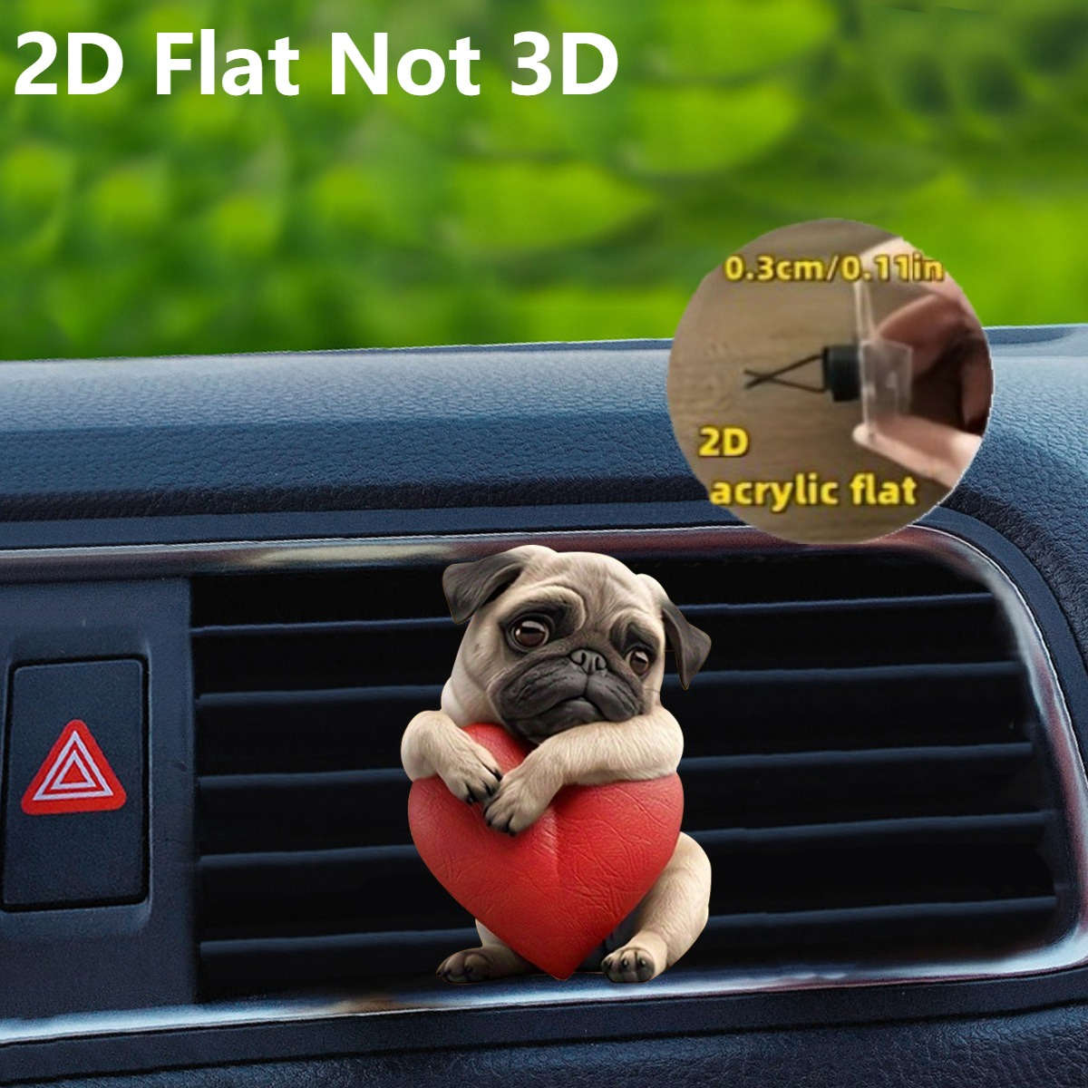 Car Interior Decor  2Pcs  Set