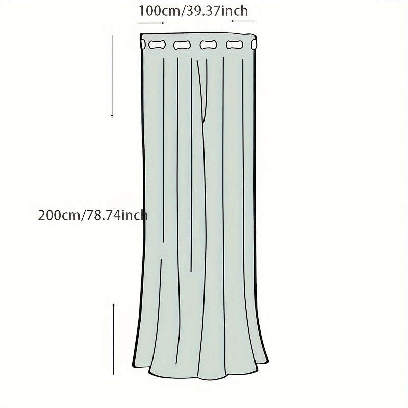 Door Curtain Color Champagne Golden