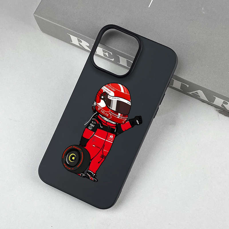 1Pc Black For iPhone 12 Pro Max Sports Car Men Phone Case