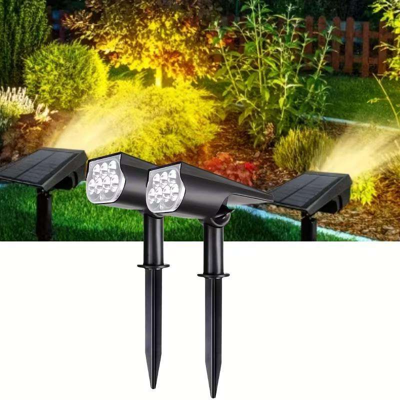 Solar Emergency Lights Color Warm Light Model7 Led Landscape Projection Lamp