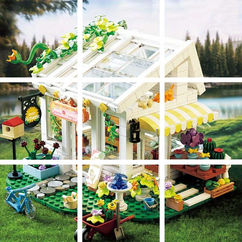 3D Building Model Puzzle Set Items Mw1