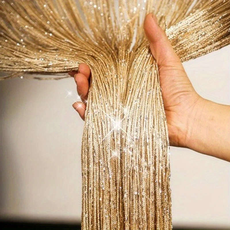 Door Curtain Color Champagne Golden