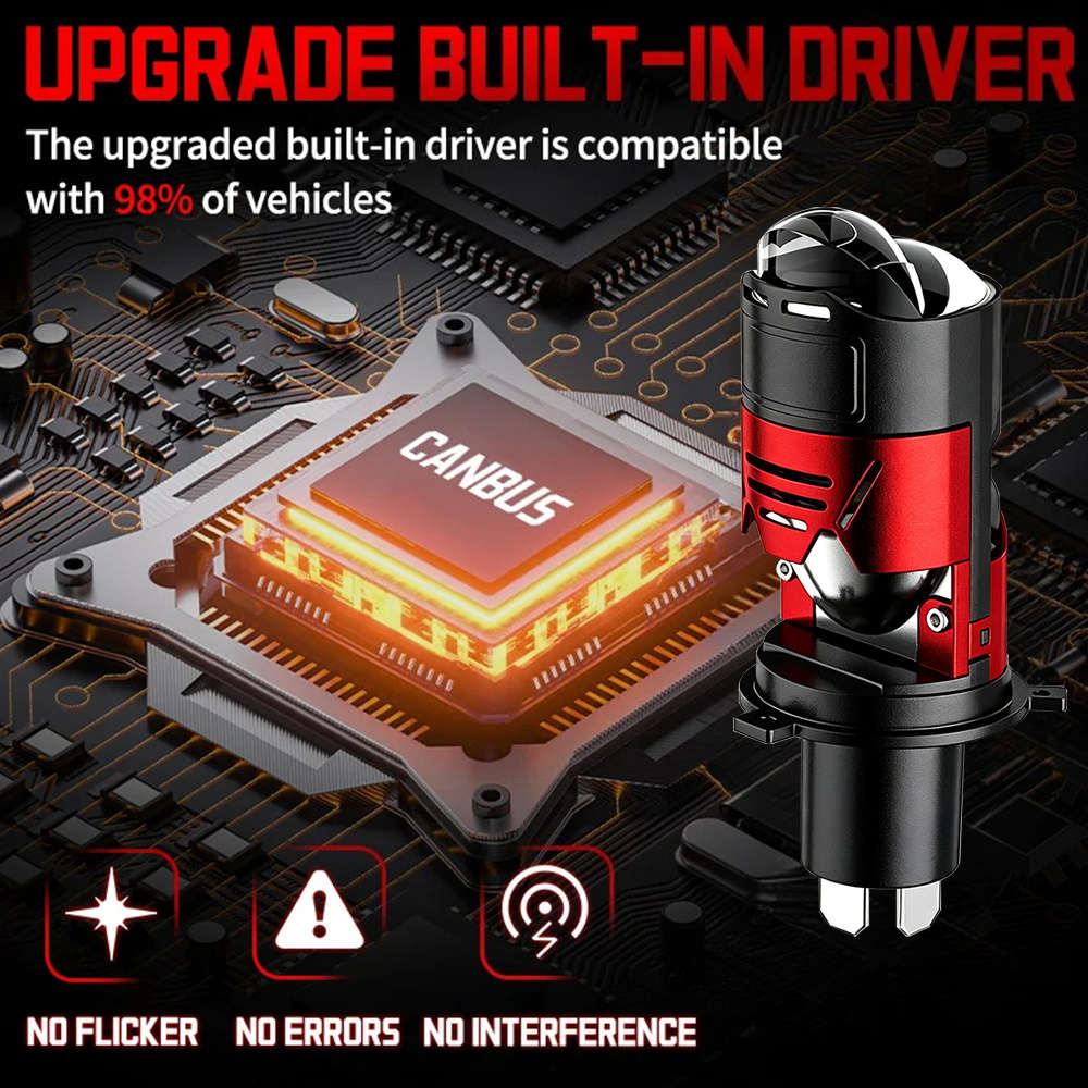 Car Lights Color 2Pcs H4