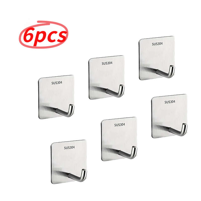 Rustproof Hooks Hooks Kitchen Hooks Adhesive Hooks Quantity 3pcs