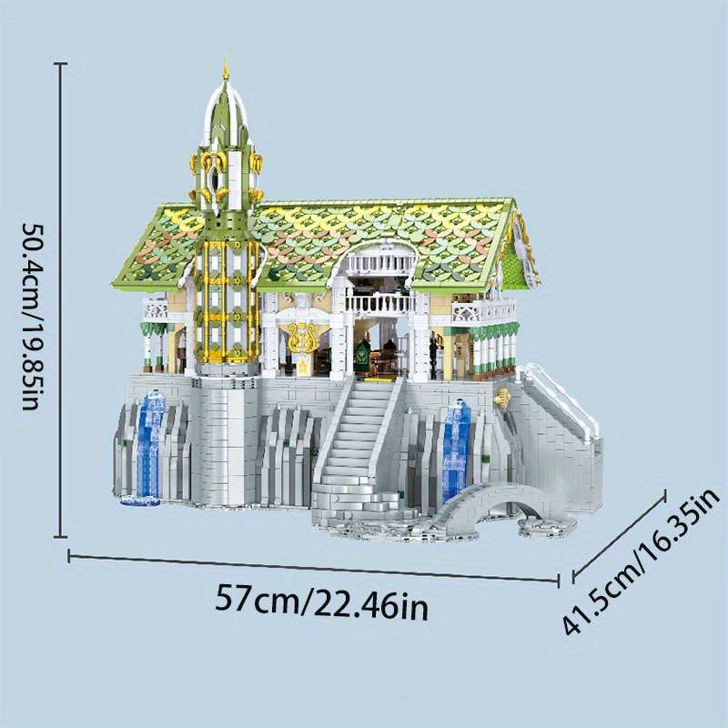 3D Building Model Puzzle Set Model Bk 33242