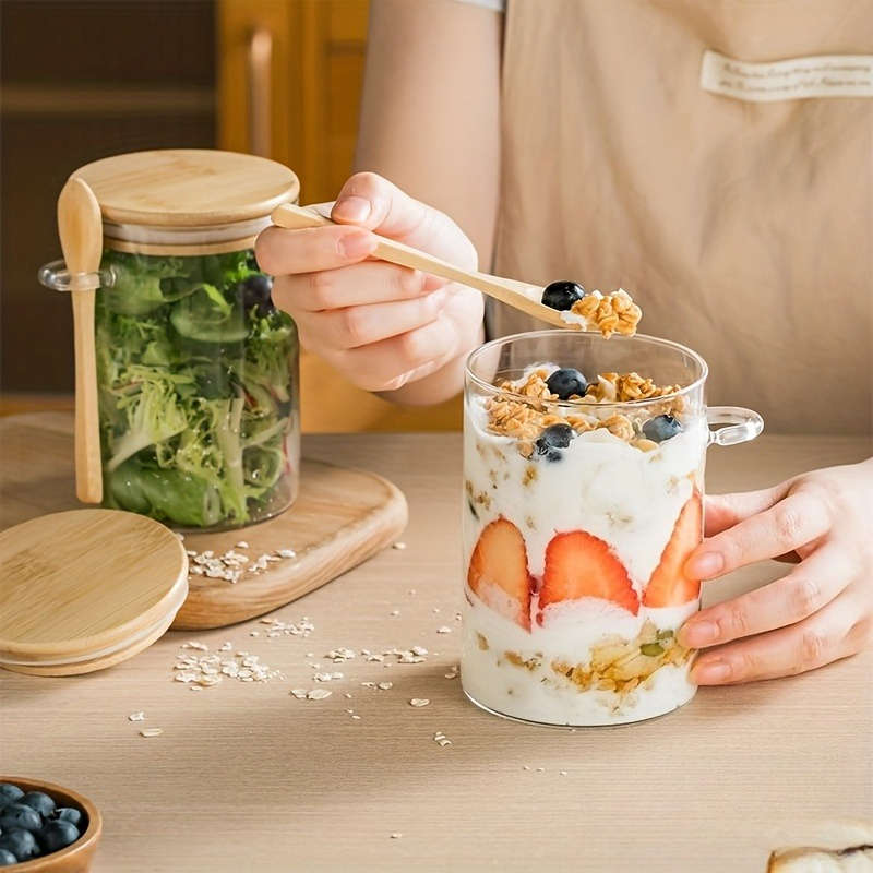 Sealed Jar Quantity 6Pcs With Spoon Canisters