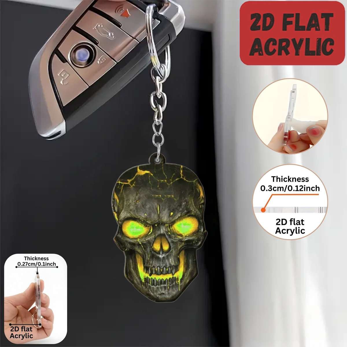 Keychain Ornament Quantity 6 Pieces