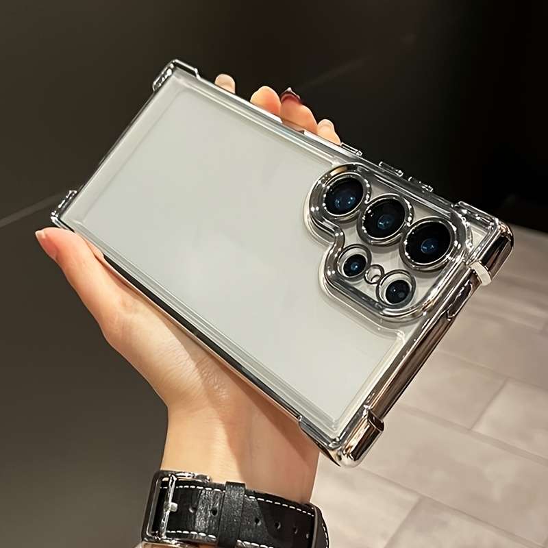 Phone Case Silvery Compatible Model Galaxy S24