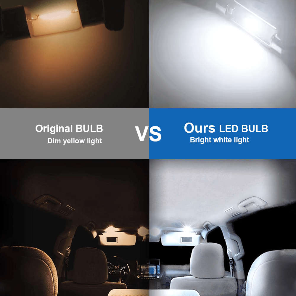 Car Lights Model 2Pcs 31Mm White Light