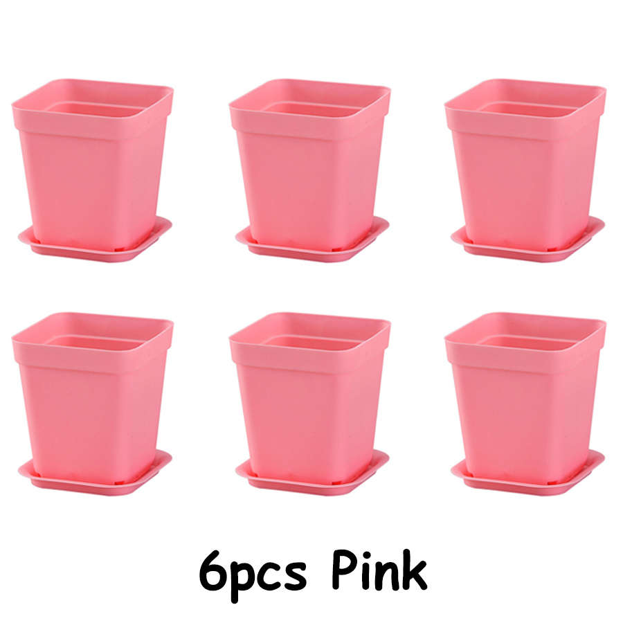 Flowerpot Items 6Pcs Blue