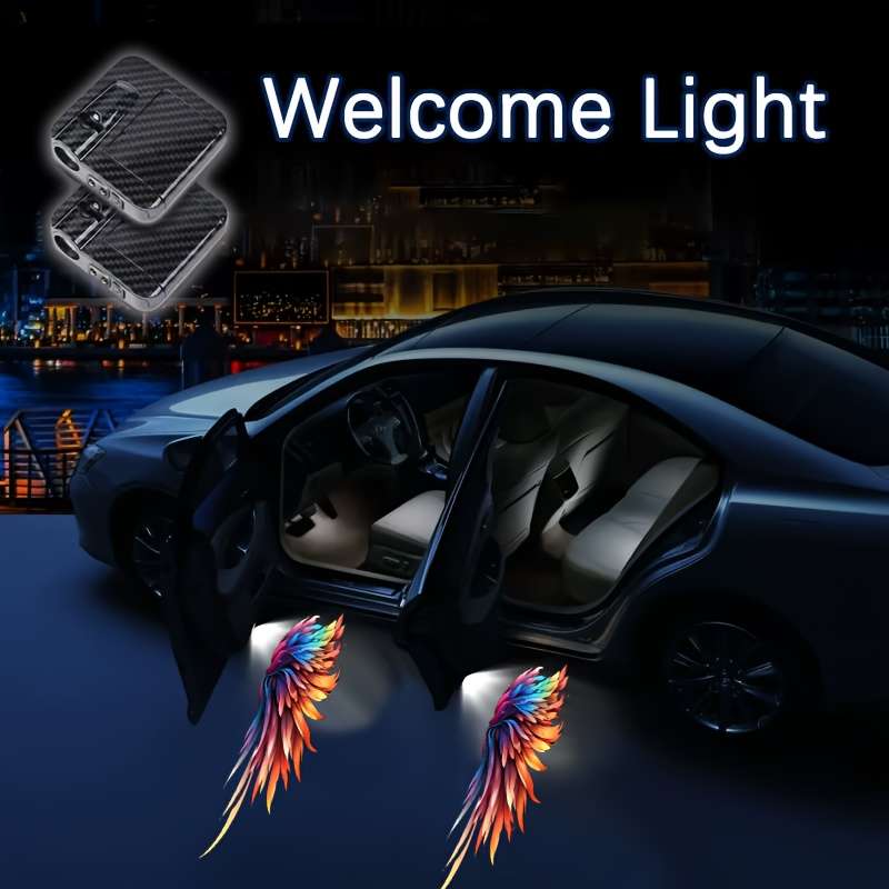 Car Lights Color Colorful Wings Quantity 2Pcs