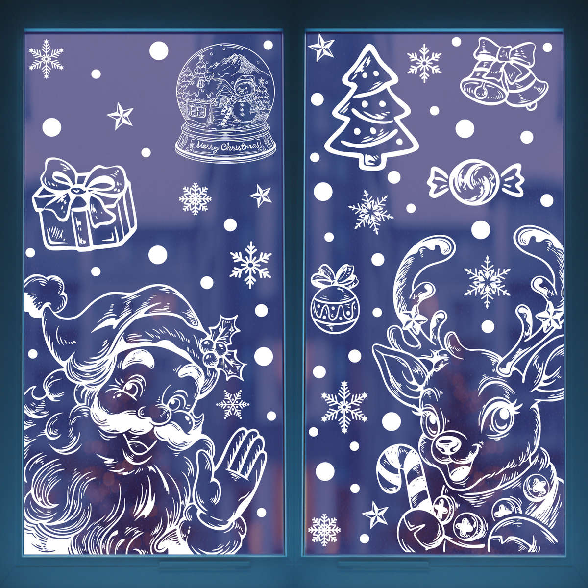Christmas Decorations Quantity 1Sheet 43Pcs