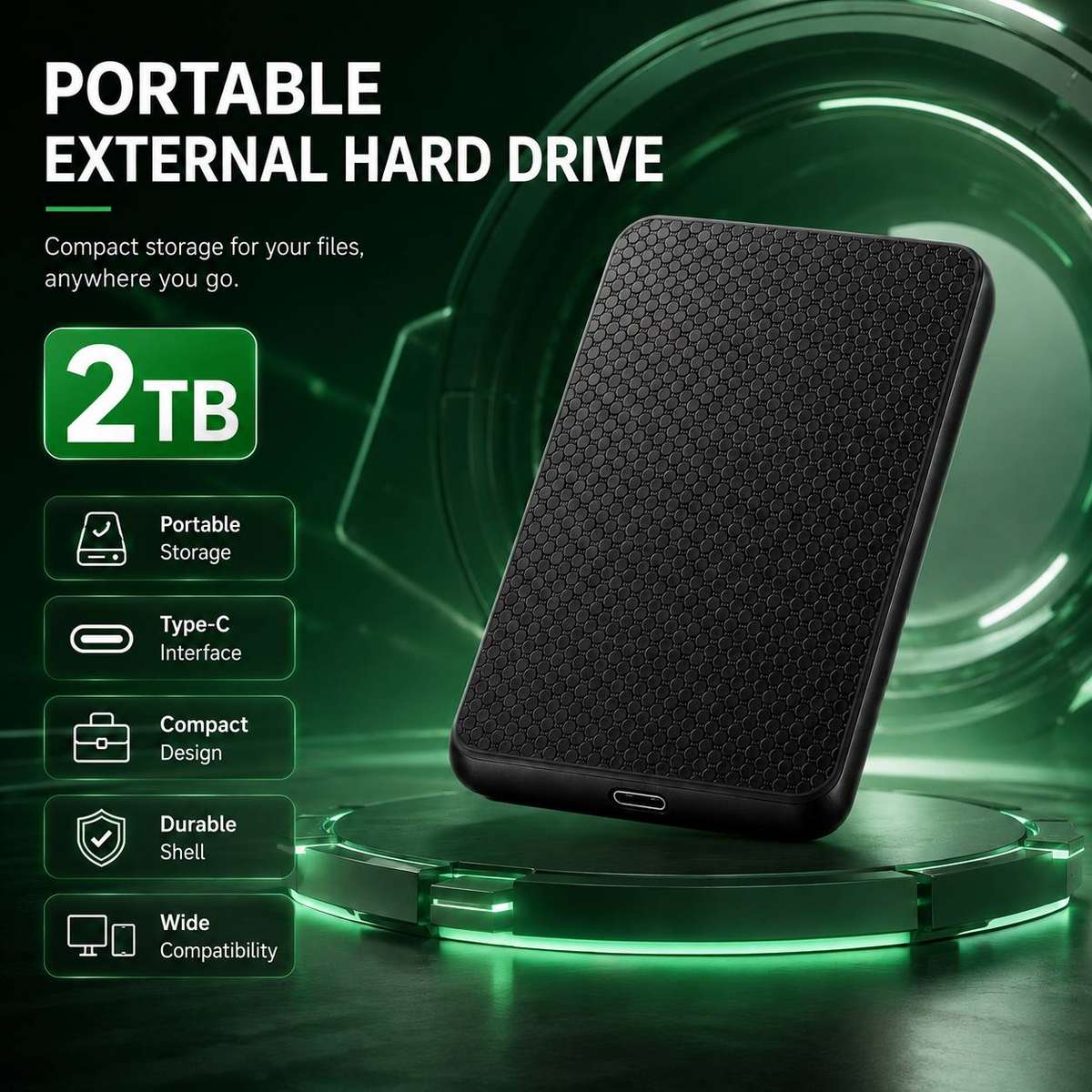 Usb Flash Drive Storage 2Tb
