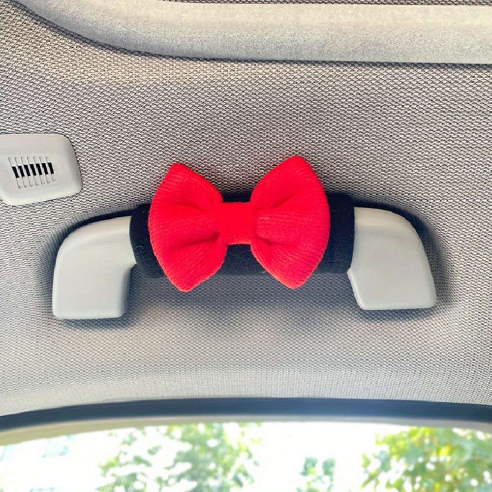 Car Interior Decor Color 2Pcs Black