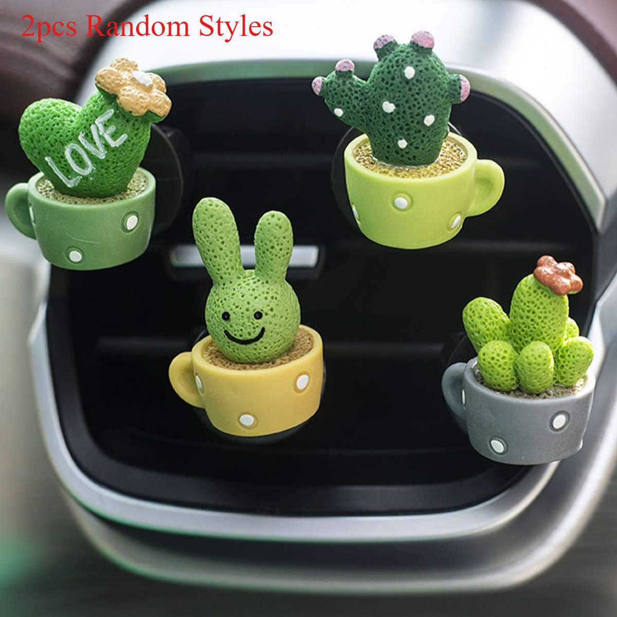Car Interior Decor  2Pcs Random Style