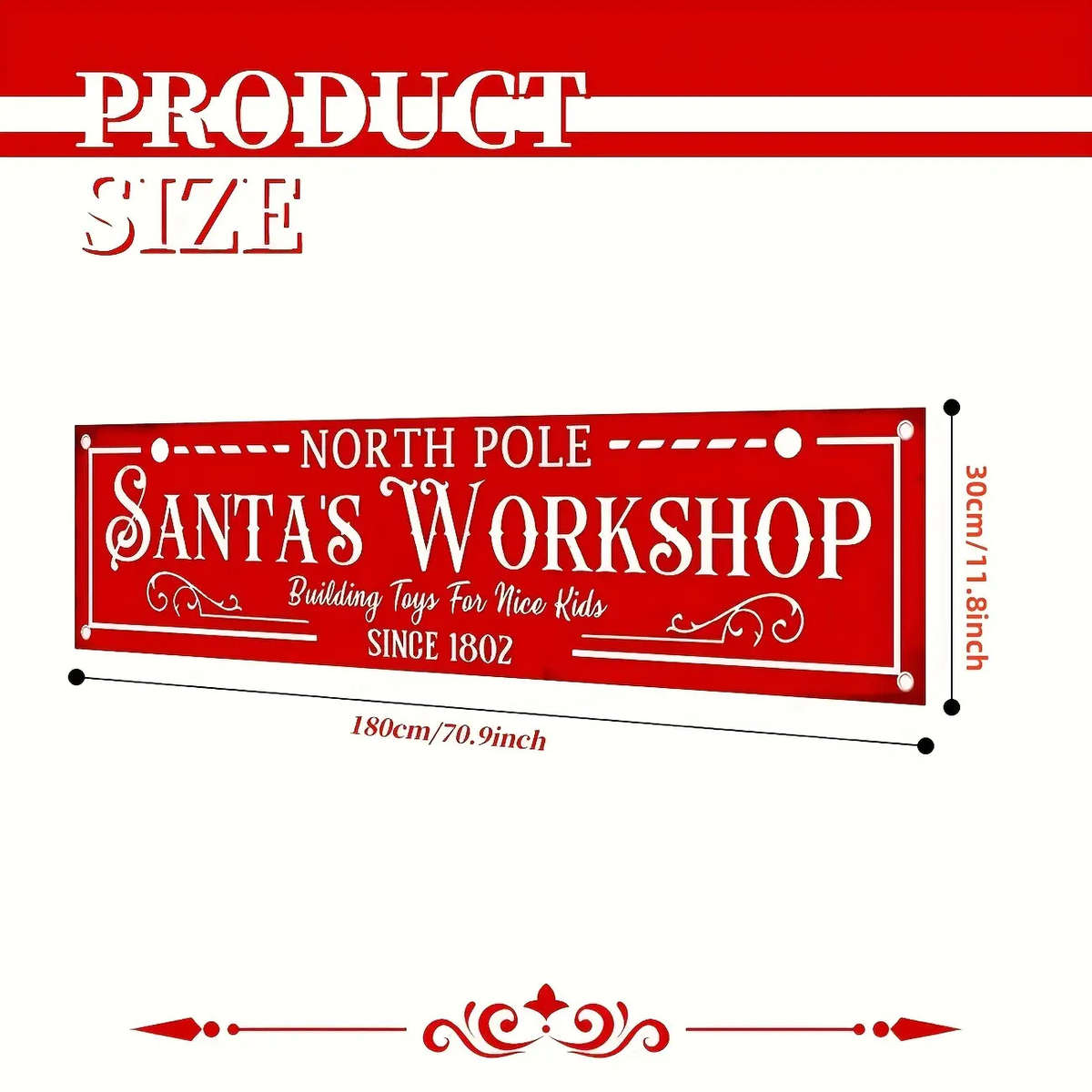 Christmas Decorations Size 200X45Cm