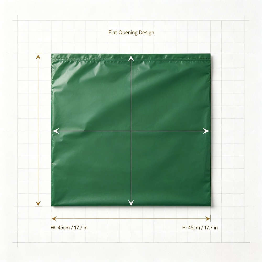 Trash Bag5 Rolls100 Sheets Green