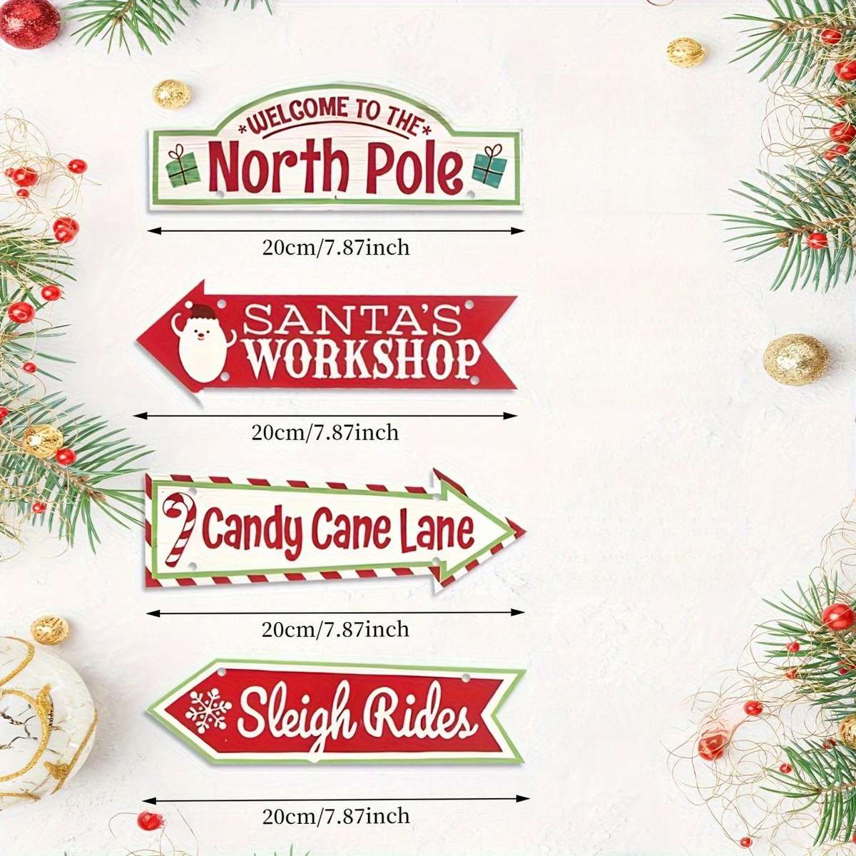 Christmas Decorations Quantity 4Pcs
