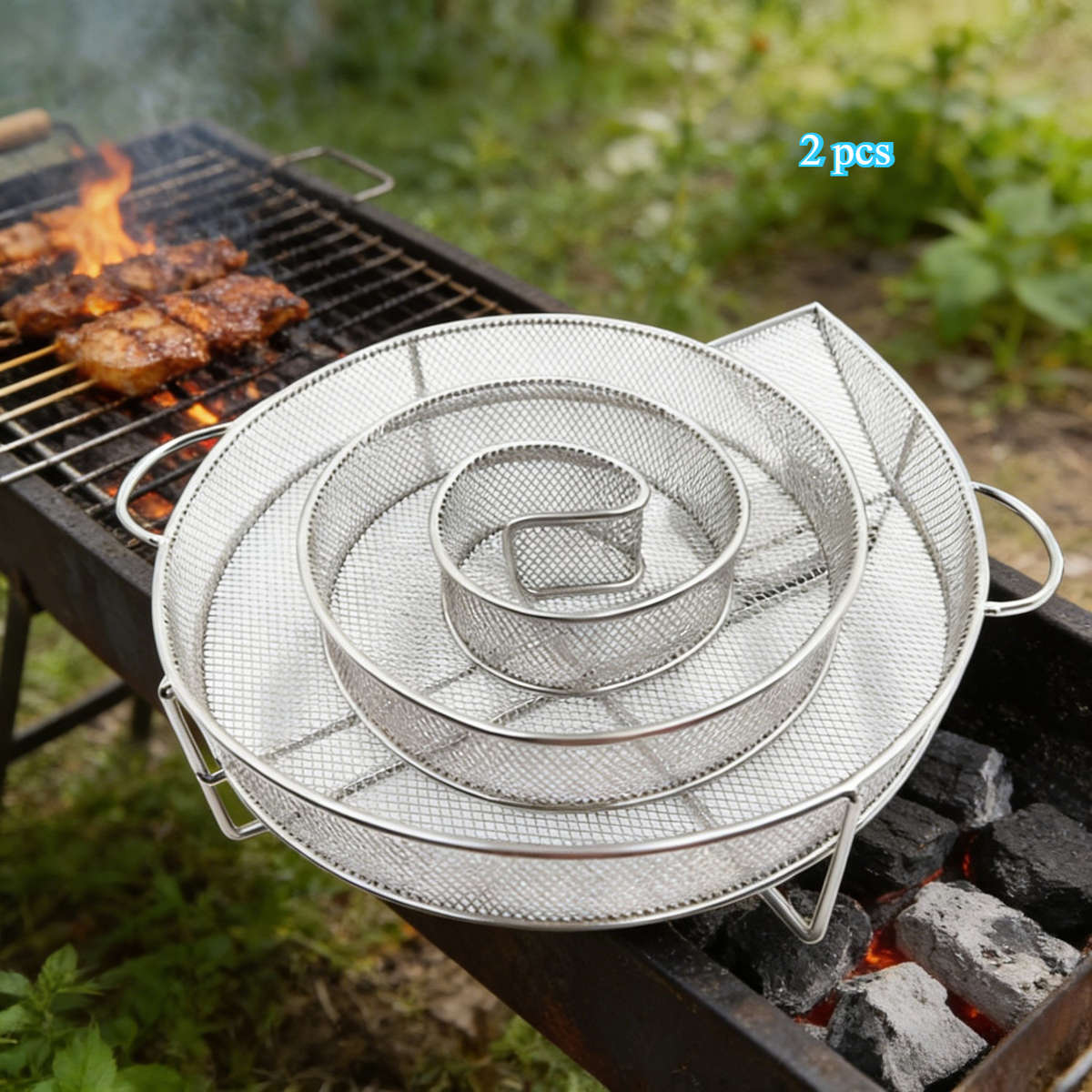 Grill Rack Color Round 20*18*5Cm