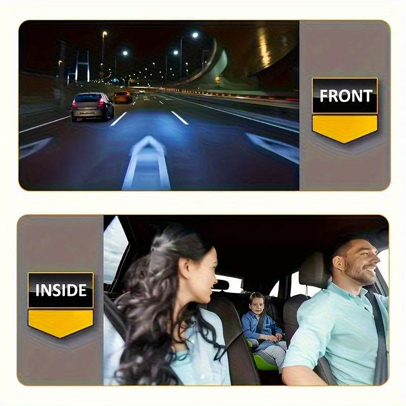 Dashcam Model 3 Front And Rear Internal Cameras  No Memory Card