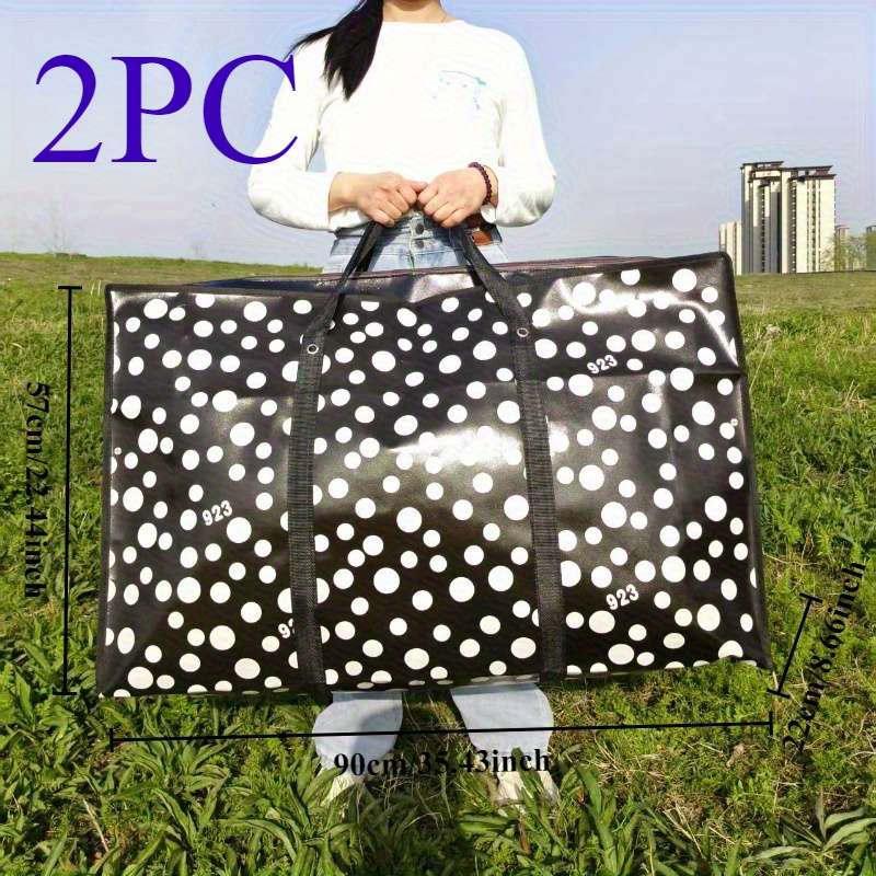 2Pcs Large Capacity Non Woven Travel Storage Size Xxl2Pc