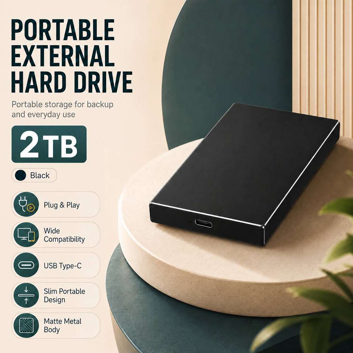 Usb Flash Drive Storage 2Tb