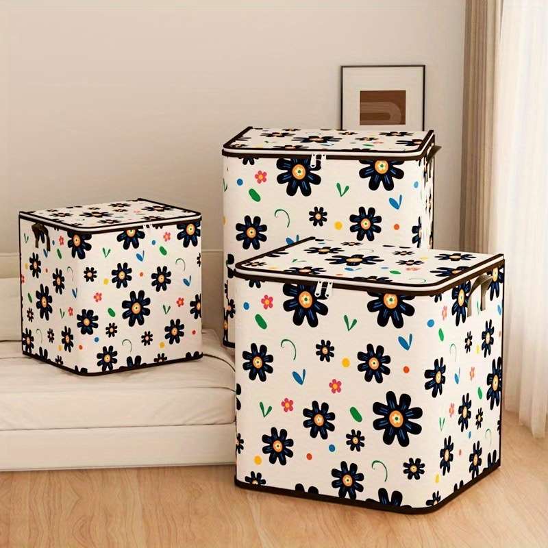 Storage Bag Style 2Pcs Flower