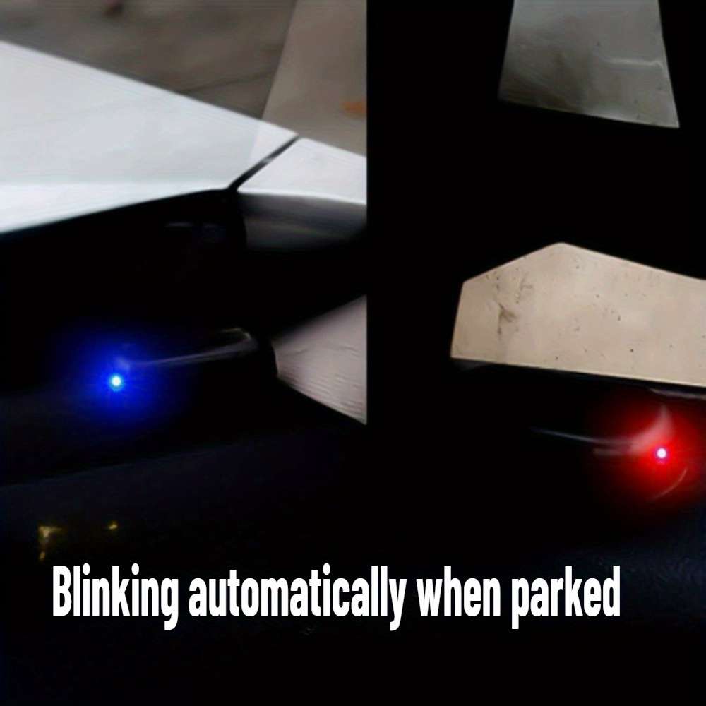 Solar Emergency Lights Color Red Quantity2Pcs