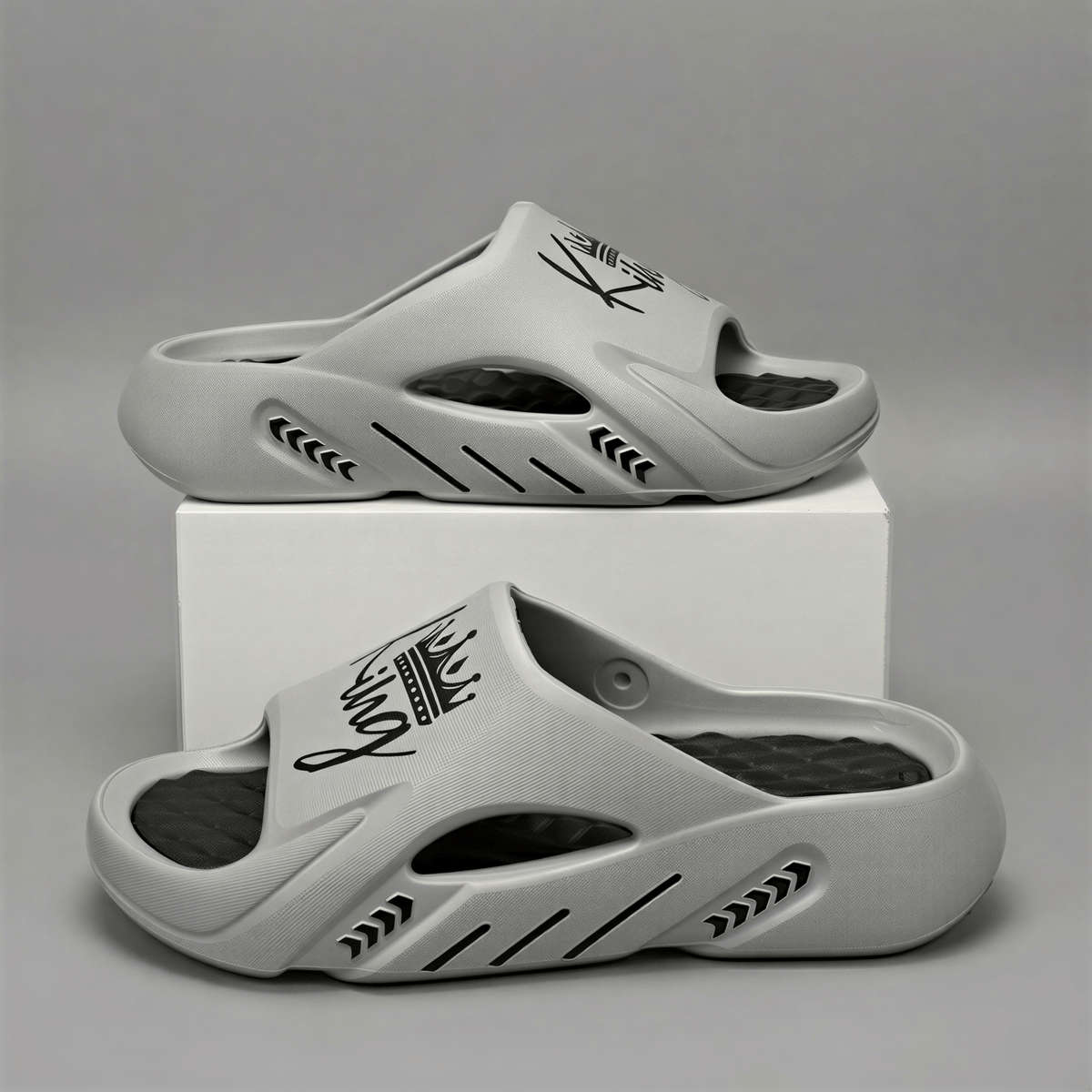 Sandals Color Hg Gray Black Size Uk 4.5 5