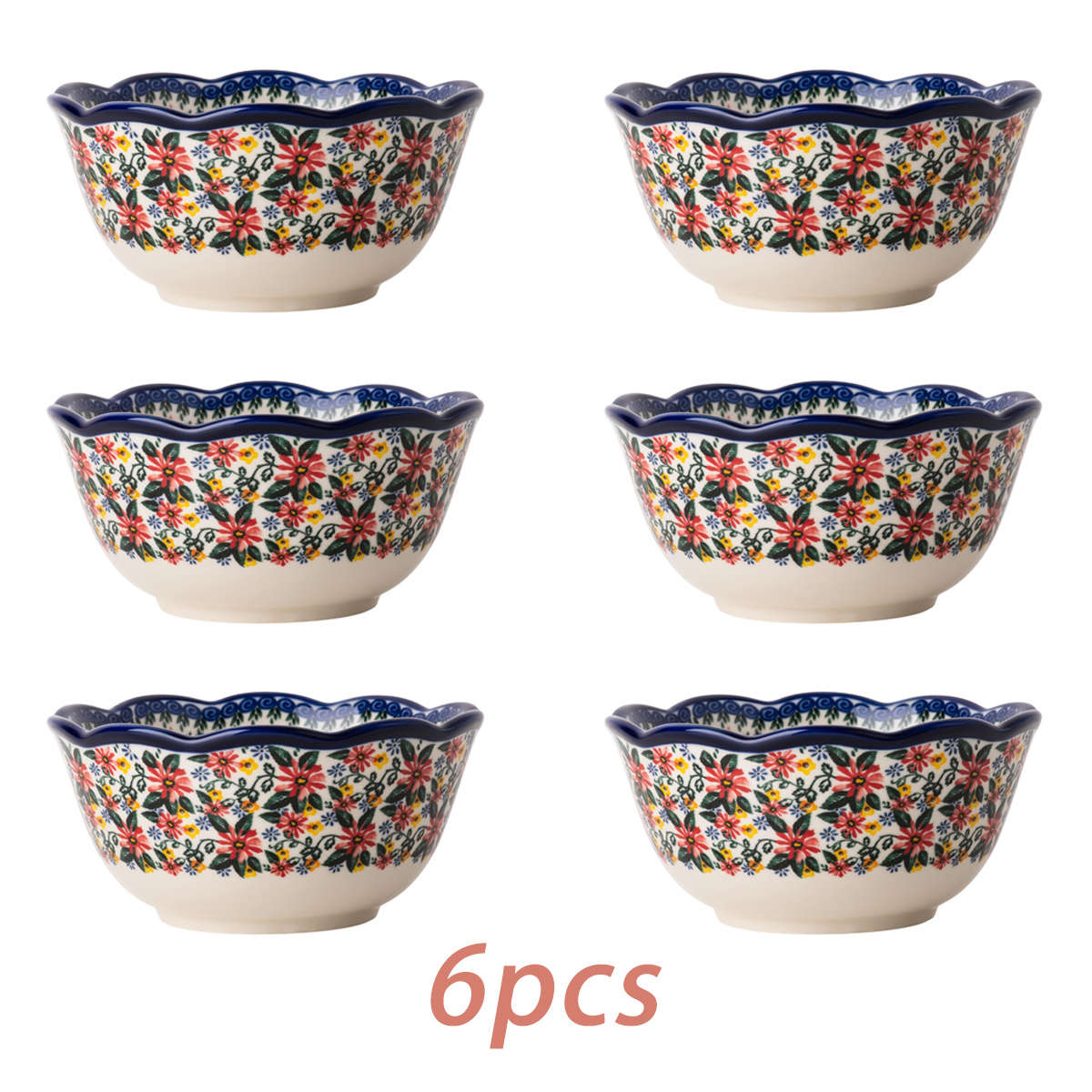 Bowl Model Daisy Quantity6Pcs