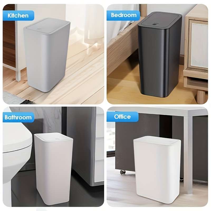 Garbage Can Color Black D