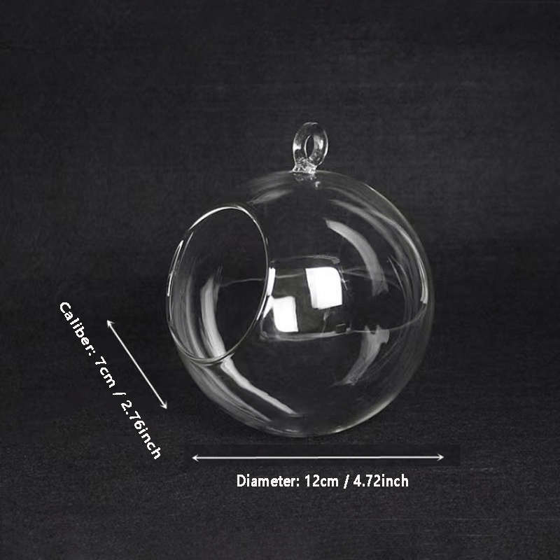 Vase Size Round Bottom Hanging Bottle 13.5*13.5Cm1M Hemp Rope
