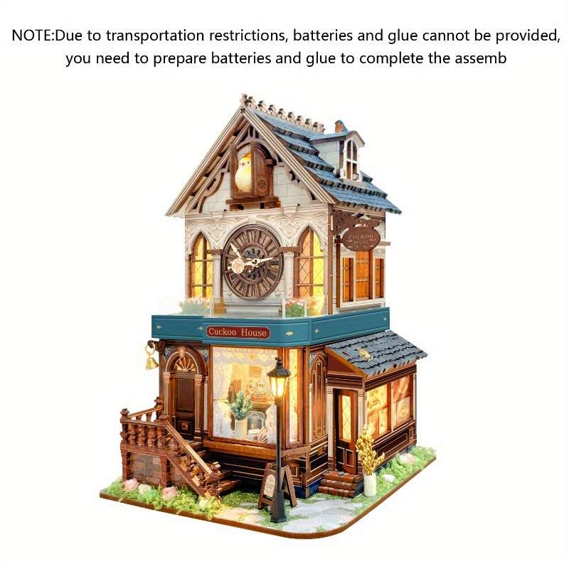 3D Building Model Puzzle Set Color Mixed Color