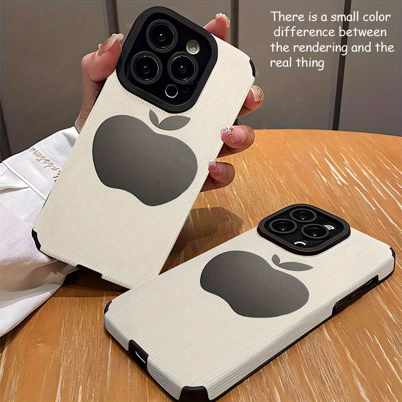 1Pc Mixed Color  For iPhone 7 Apple Logo Design Phone Case