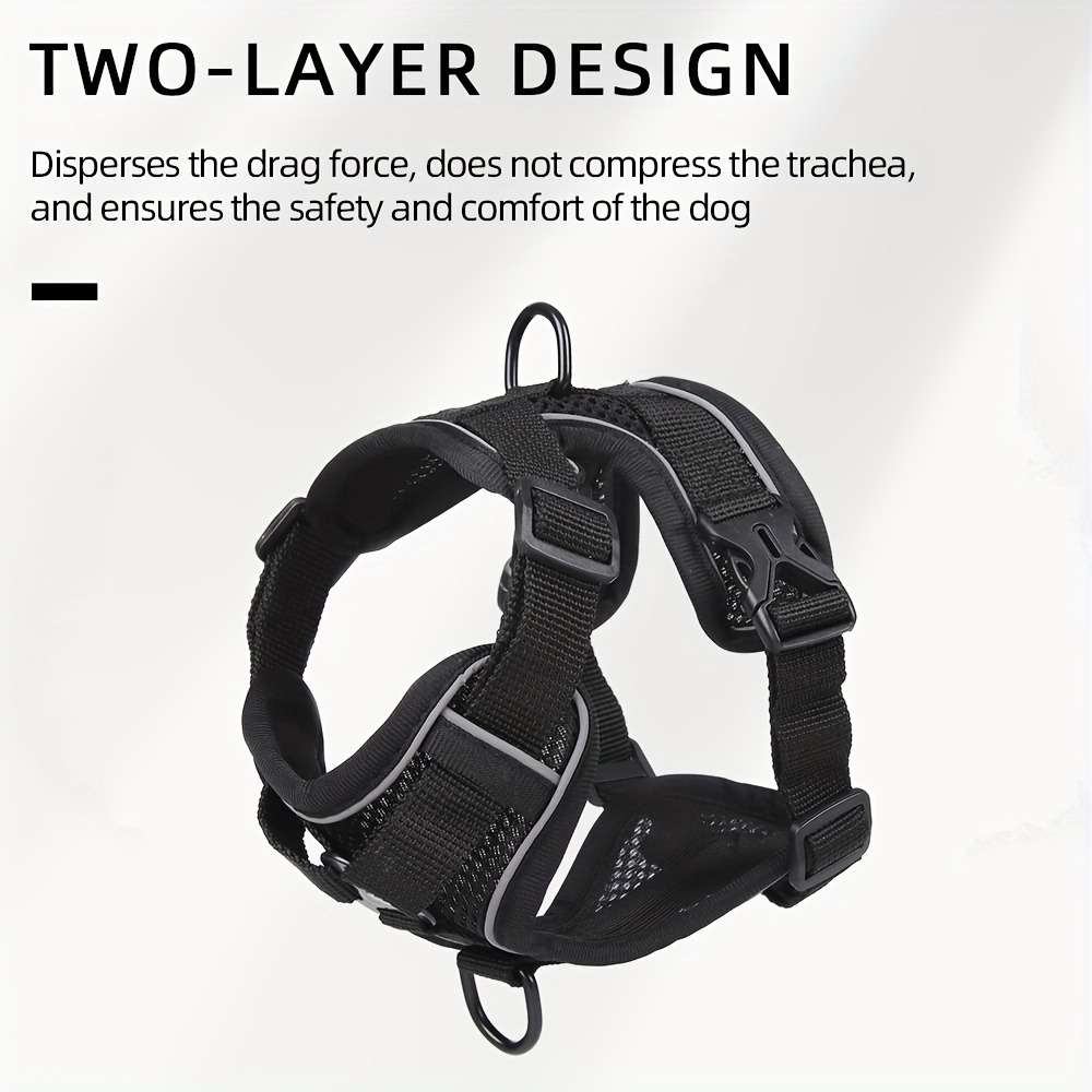 Dog Leash Color Black Set Of 3 Size Xl