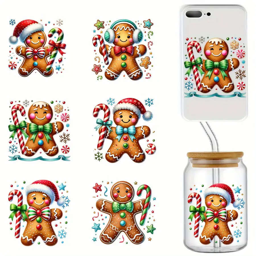 Christmas Decorations Color 6 Pieces