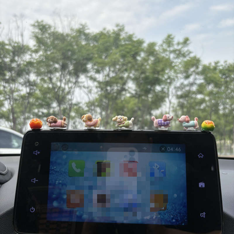 Car Interior Decor Color 5 Cute Dogs  Patch Models